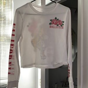 Women’s long sleeve crop top
